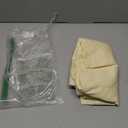 Bed Wedge Pillow Cover Only 24x24x7.5 Inch, Silky & Smooth Wedge Pillow Cases, Removable & Machine Washable-Zipper Design Pillowcase Beige