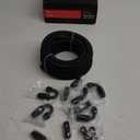 EVIL ENERGY 6AN Fuel Line Kit, 6AN Nylon Braided Fuel Line Hose Fitting Kit CPE 25FT Black