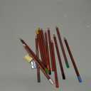 12 Pcs Chalkboard Calendar Colored Pencils, Wooden Chalk Pencils with Sharpener for Small Chalkboard Precise Writing, Erasable, Assorted Colors