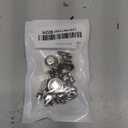 Jean Buttons for Loose Jeans, Button Pins for Jeans to Make Smaller, No Sew Button Replacement, Adjustable and Reusable Waist Tightener (12) (Silver)