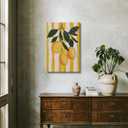 Trendy Fruit Kitchen Wall Art Vintage Lemon Citrus Posters Fruit Abstract Art Canvas Print Preppy Poster Minimalist for Farmhouse Room Decor Bedroom 8x12inch Unframed