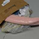 Hanaive 4 Sets Boho Gold Wall Decor Metal Wall Art Hanging Planters with Artificial Pampas Display Art Modern Home Metal Vase for Bedroom Living Room Home Office(Gold, Pink)