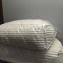 Daneey Headboard Wedge Pillow Bed Wedge Pillow for Headboard Bolster Reading Pillow for Bed Back Pillow for Sitting in Bed Wedge Pillow Headboard with Removable Corduroy Cover (White, Queen)