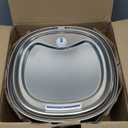 Cat Water Fountain Stainless Steel, 120oz/3.5l Water Fountains for Cats Indoor, Automatic Silent Pump, Easy Clean Water Bowl, with Replacement Filters, Unique Cat-Shaped Design