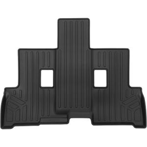 SMARTLINER Custom Fit All Weather Protection Black 3rd Row Liner Compatible with 2023-2024 Toyota Sequoia (Only Fits 7 Passenger Models Without Center Console)