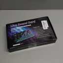 Facmogu K600 Gaming Audio Mixer, Streaming Audio Mixer with XLR Microphone Support, DJ Mixer Built-in 48V Phantom Power, Live Sound Card for PC Phone Live Streaming Podcasting Karaoke Tiktok YouTube