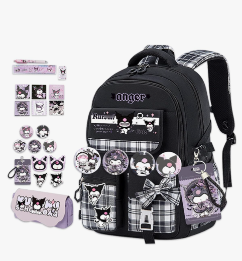 Anime Backpack for Women Men with 21Pcs Accessories New Semester Gifts Bag with Cute Pins ID Card Holder Animal Anti-Theft Backpack Travel Aesthetic Hiking Daypacks E Anime Backpack for Women Men with 21Pcs Accessories New Semester Gifts Bag with Cute Pins ID Card Holder Animal Anti-Theft Backpack Travel Aesthetic Hiking Daypacks E