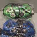 Wireless Controller Compatible with PS-2 Console, Remote Gamepad for Play 2 (Green and Blue)