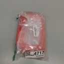 TISRATOK 12 PCS Clear Makeup Bag for Women with Zipper, TSA Approved Toiletry Pouch, Cosmetic Bag Bulk for Travel Organizer Essentials - Red, Medium