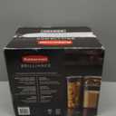 Rubbermaid Brilliance Pantry Food Storage Container Set, BPA-Free, Airtight & Leak-Proof, Clear, 8-Piece, Dishwasher Safe