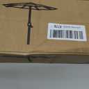 Blissun 9' Outdoor Patio Umbrella, Outdoor Table Umbrella, Yard Umbrella, Market Umbrella with 8 Sturdy Ribs, Push Button Tilt and Crank