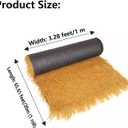 DRISSA Synthetic Thatch Grass Roof,Artificial Thatch Roofing,Mexican Artificial Thatch Straw Roof,Palm Thatch Roll,Tiki Bar Hut Patio Beach Hawaiian Party and Bar (3.28 feet x 32.8 feet (1m x 10m))