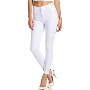 DIYUS Women Dress Pants Stretch Comfy Work Pants with Pocket 28", White, 3XL