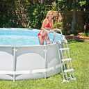 INTEX Deluxe Pool Ladder with Removable Steps for 36-Inch and 42-Inch Wall Height Above Ground Pools
