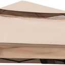 Beige Gazebo Replacement Cover Compatible with SUNJOY 11x11 Pop Up Gazebo Frame