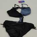 MIENOE Bikini Black and Blue Size XXL