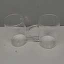 Borosilicate Glass Mugs 19 oz Set of 2, Extra Large Clear Glass Cup with Handle for Coffee Tea Beverage, Hot/Cold Drinking Glasses