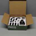 LokoCar Adjustable Fuel Pressure Regulator Kit Oil 20-80psi Gauge 6AN Return Adjustable Black