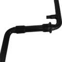 Wide One Piece Bike Crank to Crank Assembly Kit, 1 pc Crankarm Set (Black-Length of Arm:165mm/6.496")