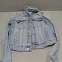 MISS MOLY Women's Denim Jacket Button Up Long Sleeve Basic Trendy Jean Jacket Coat with Pockets, US 6