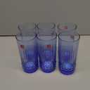 Bormioli Rocco America '20s 16.625 oz. Cooler Glasses, Sapphire Blue, Set of 6