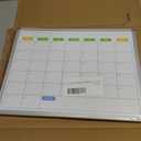 24" x 18" Magnetic Monthly Dry Erase Whiteboard Calendar for Wall