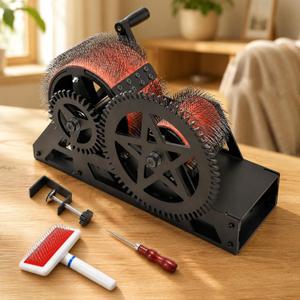 Hand Crank Wool Drum Carder, Fiber Blending Combing Machine