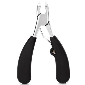 BEZOX Thick Toenail Clippers for Seniors - Large Toe Nail Clippers for Thick Nails, Precision Comfort Grip Long Handle Fingernail Clippers, Effortless Trimming Nail Cutter - Premium Stainless Steel (Matt Black)