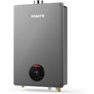 FOGATTI Natural Gas Tankless Water Heater Indoor - Max 5.1 GPM 120,000 BTU, CSA Certified Compact Design On Demand Instant Hot Water Heater - Instagas Comfort 120S Series