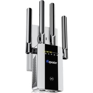 WiFi Extender Signal Booster for Home, Long Range WiFi Repeater Wireless Routers Signal Amplifier, Mesh WiFi 15X Faster Access Point with Ethernet Port, Easy Setup, 5 Working Mode