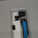 Braun Electric Series 3 Razor with Precision Trimmer, Rechargeable, Wet & Dry Foil Shaver for Men, Blue/Black, 4 Piece