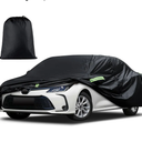 Car Cover Custom Fit for Toyota Corolla 2000-2025, Honda Civic 1991-2025, Waterproof All Weather Full Exterior Cover Rain Sun Protector Car Cover with Door Zipper