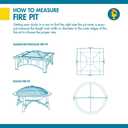 DUCKCOVERS Ultimate Waterproof 56 Inch Rectangular Fire Pit Cover, Outdoor Firepit Cover