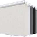 SUNOFF Blackout Cordless Roller Shades Blinds,27" W x 72" H,Linen Beige