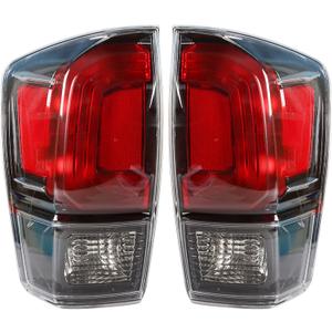 WFLNHB 1 Pair Tail Light Replacement for Toyota Tacoma 2016-2020 Taillamp Rear Break Light Lamp Assembly 8156004200 8155004200 Passenger and Driver Side
