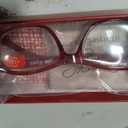 In Style Eyes Seymore Retro Bifocal Reading Glasses - Bifocal Readers for Women and Men, Non-progressive, Adaptive Spring Hinges - Clear Red, 3.0x