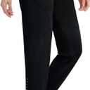 Baleaf Women's Joggers Running Hiking Pants with Zipper Pockets Lightweight Athletic Travel Sweatpants Workout Jogging Black XS