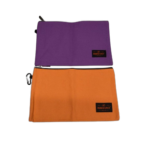 Zipper Tool Bag, Stand-Up Tool Pouch with Carabiners, Utility Bag, Water Resistant Storage Bag,12x6.8-Inch Red/Brown/Blue/Olive 4 Pack