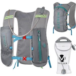 Running Hydration Vest with a 2L Water Bladder, Hydration Pack Lightweight Water Backpack for Running Hiking Cycling Marathon Trail for Men Women (5L)