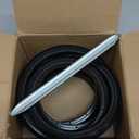 Wheelchair Rear Wheel Replacement Tire, 24 "X 1" Universal Flat-Free Polyurethane Tire,Equipped With Installation Tools, Wheelchair Accessories For All Brands(1 Pair) (Black)