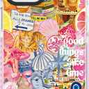 ChiCsFleur for iPhone 12 / iPhone 12 Pro Case, TPU Phone case with Camera Protection for Women Girls Teens - Orange Italian Gift Y2K Collage Coastal Evil Eye Lemon Cherry Design Beach Aesthetic