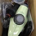 Spurgehom Handheld Steam Cleaner, Portable Steamer with Large Capacity,11-Piece Accessory Set for Floor, Car, Carpet, Upholstery, Couch, Tile, Windows Cleaning (Green)