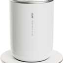 Self Heating Coffee Mug,10oz Heated Mug with Warmer,Smart Temperature Cup from 100-149℉,Keep Beverages Warm & Self Stirring,White