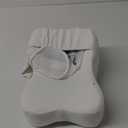 Knee Pillow for Side Sleepers with Adjustable Strap  Memory Foam Leg Cushion, Comfortable Sleeping Support for Sciatica Relief, Back, Hip, Knee & Joint Pain, Spine Alignment (White)