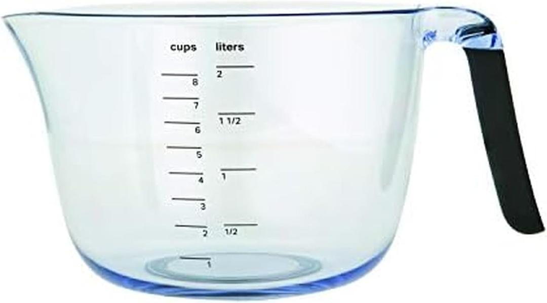 KitchenAid Universal Plastic Batter Bowl, 8-Cup, Onyx Black