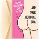 3 x POMELION Valentines Day Card for Her Wife from Husband - Funny Anniversary Card Gifts for Wife, Girlfriend - Sexy Gifts For Lover, Couple - Valentine's Card