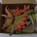 Tepsmigo Soft Dinosaur Toys Set of 6 - Jumbo Jurassic T-Rex, Velociraptor & Triceratops for Kids Ages 3-7