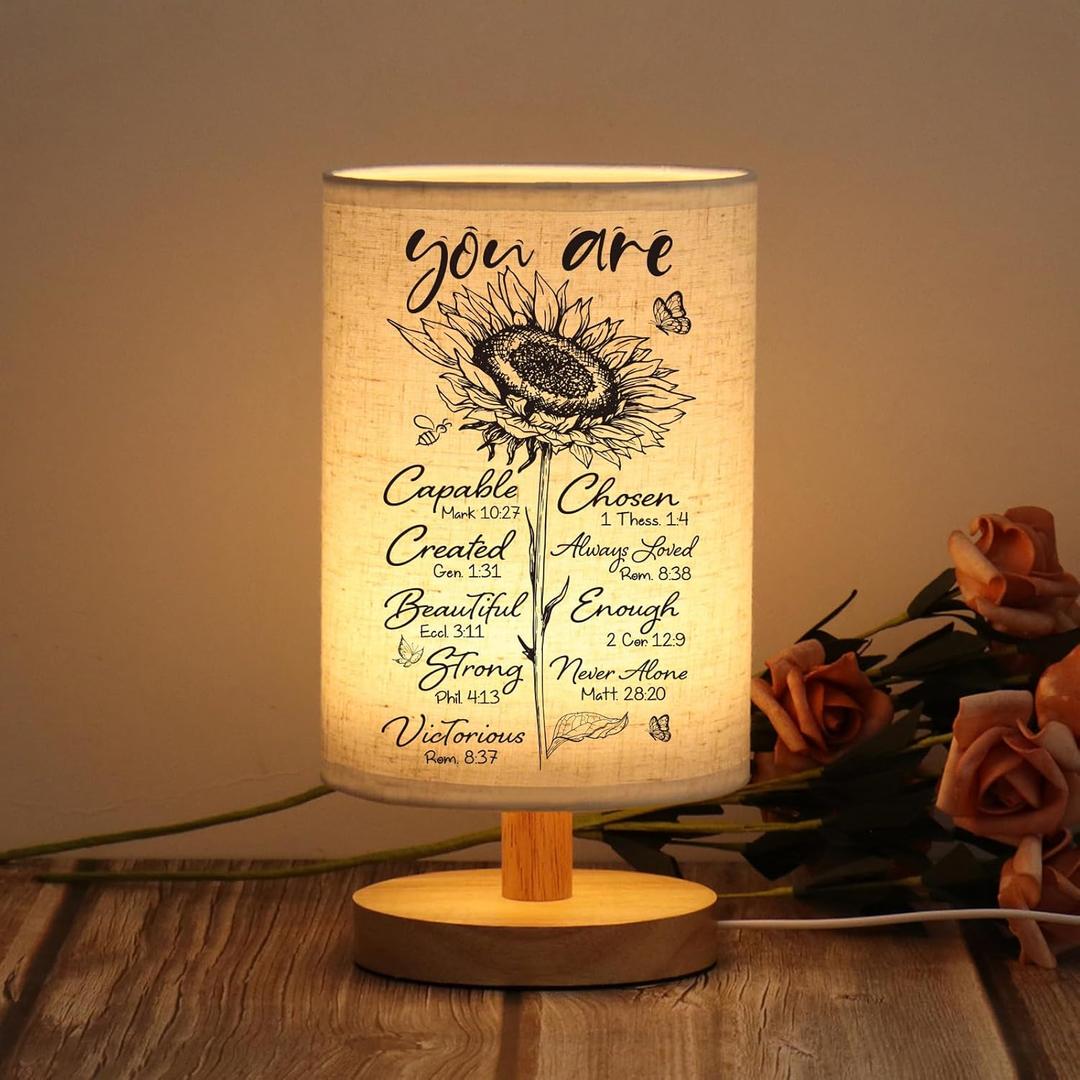WSYEAR Christian Gifts for Women Her Mom Wife Grandma-Sunflower Gifts Christian Mothers Day Valentines Day Graduation Birthday Gifts for Bedroom Home Decor