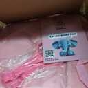 TODALE Playpen 50”×50” Pink Playpen for Babies and Toddlers - Safe & Sturdy, Small Baby Play Yard with Anti-Slip Base & Breathable Mesh - for Indoor and Outdoor Fun