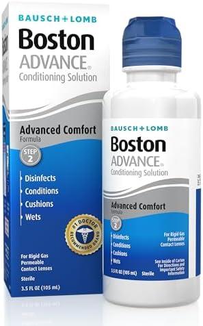 Boston ADVANCE Conditioning Contact Lens Solution for Rigid Gas Permeable Lenses from Bausch + Lomb, 3.5 fl. oz.